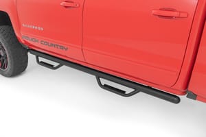Running Boards & Rock Sliders - Nerf Steps | Cab Length | Extended Cab | 6'7" Bed | Chevy/GMC 1500 (14-18 & Classic)