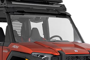 Rough Country Full Windshield | Scratch Resistant | Polaris XPEDITION ADV 5