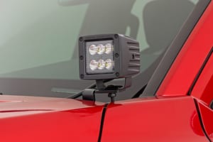 LED Lighting - LED Light Kit | Ditch Mount | 2" Black Pair | Spot | Toyota Tacoma (24-26)