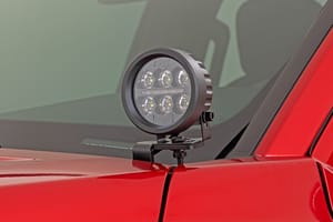 LED Lighting - LED Light Kit | Ditch Mount | Black Series Round | 3.5 Inch | Amber DRL | Toyota Tacoma (24-26)