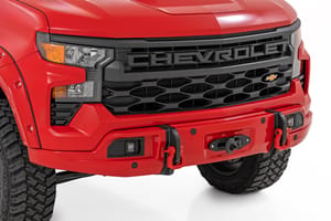 Rough Country Front FXS Bumper | 12000S | G7C Red Hot | Chevy Silverado 1500 2WD/4WD (23-26)