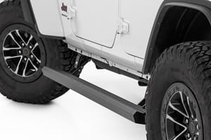 Rough Country Power Running Boards | 4 Door | Jeep Wrangler JL (2018-2026)