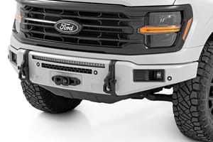 Rough Country FXS Front Bumper | A3 Space White | EcoBoost | Ford F-150 2WD/4WD (2021-2025)