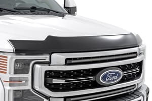 Rough Country Hood Protector | Gloss Black | Ford Super Duty (2017-2022)