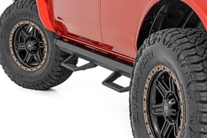 Running Boards & Rock Sliders - SRL2 Adjustable Aluminum Step | 4-Door | Ford Bronco 4WD (2021-2026)