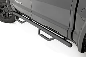 Running Boards & Rock Sliders - Nerf Steps | Cab Length | CrewMax | 5'7" Bed | Toyota Tundra 2WD/4WD (07-21)