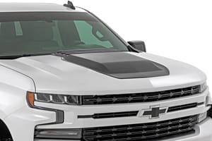 Hood Protectors - Hood Scoop | GJI Shadow Gray | Chevy Silverado 1500 2WD/4WD (2019-2026)