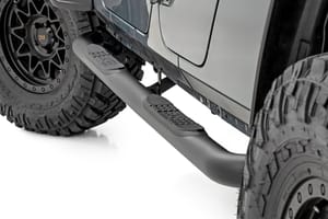 Running Boards & Rock Sliders - Nerf Steps | 3-Inch Tube | Jeep Gladiator JT 4WD (2020-2026)