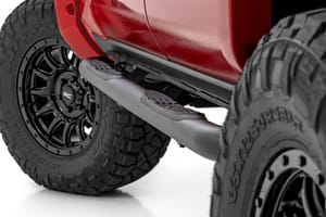 Running Boards & Rock Sliders - Nerf Steps | 3-Inch Tube | Double Cab | Toyota Tacoma 2WD/4WD (2024-2026)