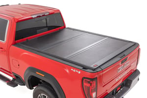 Tonneau Covers - Hard Low Profile Bed Cover | 6'9" Bed | Rail Caps | Chevy/GMC 2500HD/3500HD (20-26)