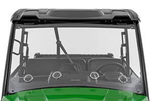 Rough Country Vented Full Windshield | Scratch Resistant | John Deere Gator XUV 835