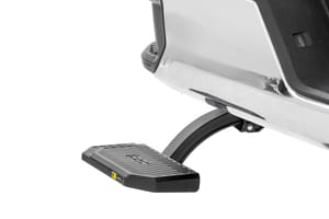 Running Boards & Rock Sliders - Retractable Bed Step | Manual Pull | Chevy/GMC 2500HD/3500HD (20-26)
