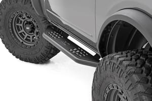 Running Boards & Rock Sliders - OV2 Running Boards | Side Step Bars | 2-Door | Ford Bronco (2 Door) (21-26)