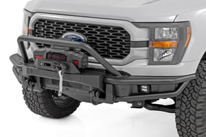 Rough Country Front Bumper | Tubular |Winch Mount | Ford F-150 2WD/4WD (2021-2023)