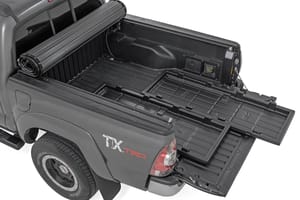 Rough Country Slide-Out Truck Bed Cargo Trays | Fits 5' Beds | Easy Tailgate Access