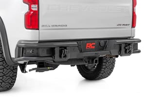 Bumpers & Grille Guards - Rear Bumper | Tubular | Chevy Silverado 1500 2WD/4WD (2019-2026)