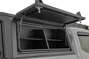 Rough Country Bed Cap Side Shelf Storage Bin | Passengers Side | Toyota Tacoma (16-23)