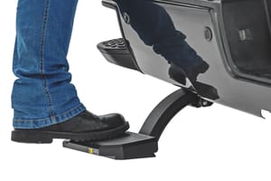 Running Boards & Rock Sliders - Retractable Bed Step | Manual Pull | Chevy/GMC 2500HD/3500HD (15-19)