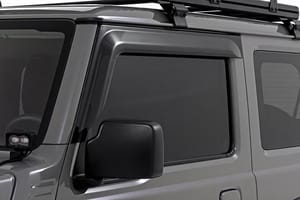 Rough Country Impact Resistant Side Window Deflectors | Tape On Rain Guard | Suzuki Jimny 3 Door (2018-2026)