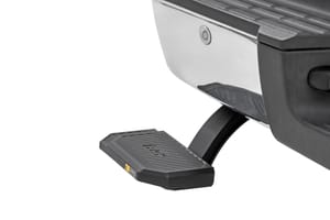 Running Boards & Rock Sliders - Retractable Bed Step | Manual Pull | Chevy/GMC 2500HD/3500HD (11-14)