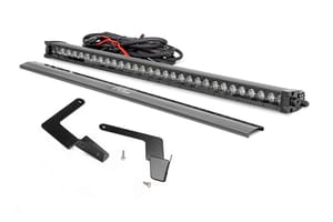 LED Lighting - LED Light Kit | Lower Grille Mount | 30" Black Single Row | White DRL | Toyota Tacoma (16-23)