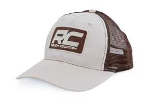 Rough Country Rough Country Hat | Brown Mesh | Rough Country Patch | Khaki -MC6901
