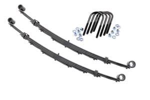 Rough Country Front Leaf Springs | 4" Lift | Pair | Chevy/GMC C10/K10 C15/K15 Truck/Half-Ton Suburban (69-72)