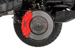 Rough Country Caliper Covers | Front and Rear | Red | Ford Bronco 4WD (2021-2026)