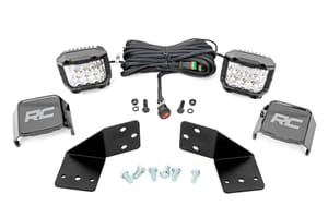 LED Lighting - LED Light Kit | Rear Mount | 3" Chrome Pair | Wide Angle | CFMOTO UFORCE 1000