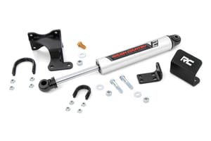 Steering Stabilizers - V2 Steering Stabilizer | Axle Bracket | 2-8 Inch Lift | Jeep Wrangler JK/Wrangler Unlimited (07-18)