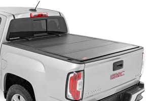 Tonneau Covers - Hard Tri-Fold Flip Up Bed Cover | 6' Bed | Chevy/GMC Canyon/Colorado (15-26)