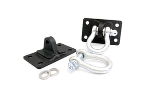 Rough Country D Ring Shackles and Mounts | Stubby Winch Bumpers | Jeep Wrangler JK/Wrangler Unlimited (07-18)