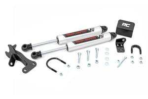Steering Stabilizers - V2 Steering Stabilizer | Dual | 4 Inch Lift | Jeep Grand Cherokee WJ (99-04)