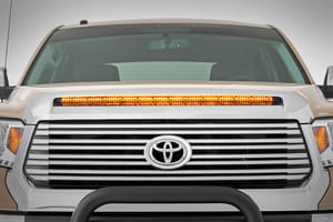 LED Lighting - LED Light Kit | Hood Bulge | 40" White/Amber Strip | Toyota Tundra (14-21)