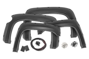 Fender Flares - Pocket Fender Flares | 5'9" Bed | GAZ Summit White | Chevy Silverado 1500 (07-13)