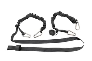Rough Country Elastic Straps | Carabiner Ends | 1" X 6' | Pair