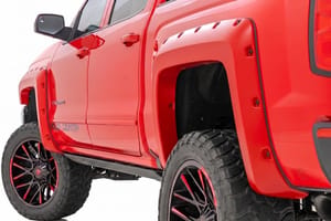 Fender Flares - Pocket Fender Flares | 5'9" Bed | GCN Victory Red | Chevy Silverado 1500 (14-18 & Classic)