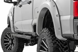 Fender Flares - Pocket Fender Flares | JS Iconic Silver | Ford F-250/F-350 Super Duty (23-26)