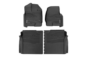 Interior & Floor Mats - Flex-Fit Floor Mats | FR & RR | Ford F-150 (15-26)/F-150 Lightning (22-26)/Raptor (17-26)