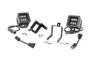 LED Lighting - LED Light Kit | Fog Mount | 2" Black Pair | Ford F-250/F-350 Super Duty (11-16)