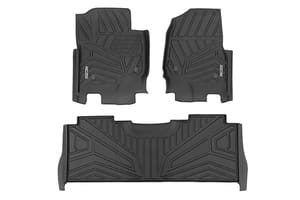 Interior & Floor Mats - Flex-Fit Floor Mats | Front and Rear | Ford F-250/F-350 Super Duty (17-26)