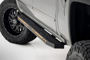 Rough Country AC2 Running Boards | Amber/White | Crew Cab | Chevy/GMC 1500 (07-18)