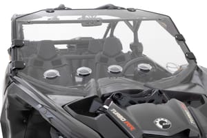 Rough Country Vented Full Windshield | Scratch Resistant | Can-Am Maverick X3