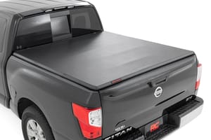 Tonneau Covers - Soft Tri-Fold Bed Cover | 5'7" Bed | Nissan Titan 2WD/4WD (2017-2024)