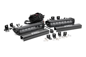 LED Lighting - LED Light Kit | Grille Mount | 8" Black Pair | Ford F-250 Super Duty (17-19)