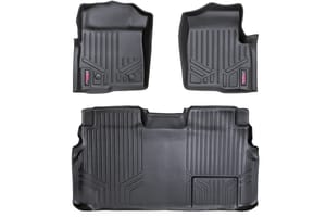 Rough Country Floor Mats | FR & RR | 2 Ret Hook | Ford F-150 2WD/4WD (2011-2014)
