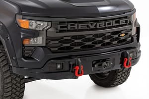 Rough Country Front FXS Bumper | 12000S | GB8 Mosaic Black | Chevy Silverado 1500 (23-26)