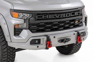 Rough Country Front FXS Bumper | 12000S | GAN Silver Ice Metallic | Chevy Silverado 1500 (23-26)