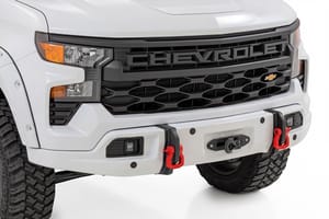 Rough Country Bumper Cover | GAZ Summit White | Chevy Silverado 1500 2WD/4WD (2023-2026)
