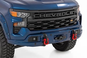 Rough Country Front FXS Bumper | 12000S | GJV Riptide Blue | Chevy Silverado 1500 (23-26)